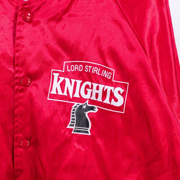 Lord Sterling Knights Satin Jacket Hartwell Large VTG 80s 90s Streetwear - Picture 3 of 8